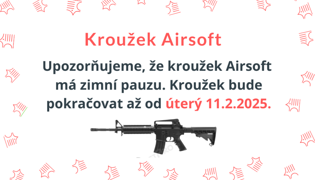 Zimní pauza u kroužku Airsoft