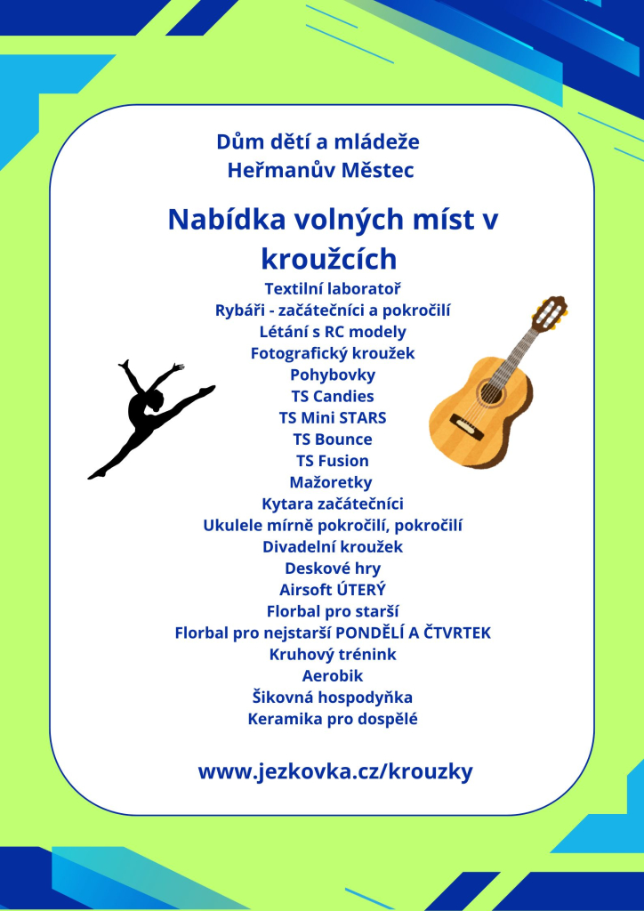 Nabídka volných kroužků