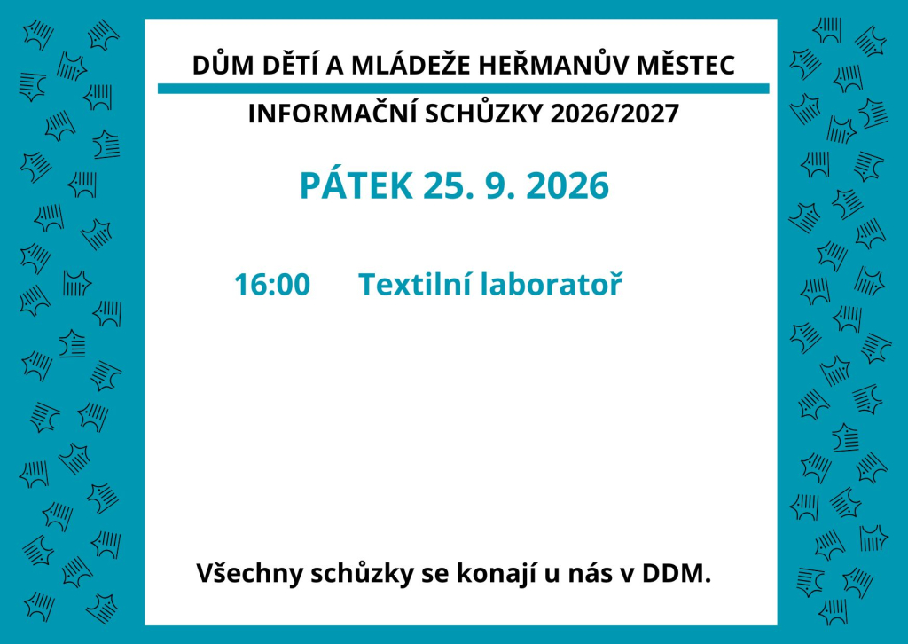 INFORMAČNÍ SCHŮZKA