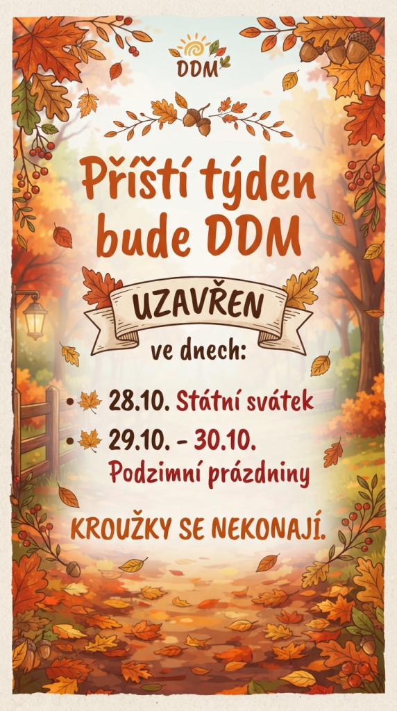 PODZIMNÍ PRÁZDNINY