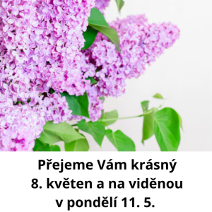 Pondělí 11.5.