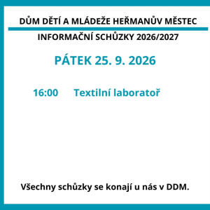 INFORMAČNÍ SCHŮZKA