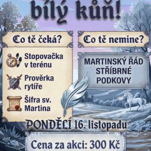 HLEDÁ SE BÍLÝ KŮŇ!